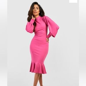 Longsleeve Midi Bodycon Dress